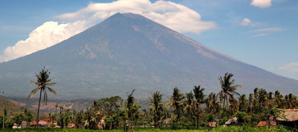 Waarschuwingsniveau Mount Agung (Bali) verlaagd