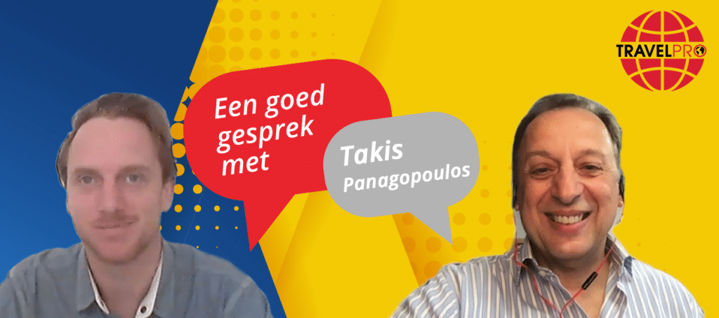 In de vierde aflevering van 'Een goed gesprek met...'spreekt Arjen Lutgendorff (Hoofdredacteur TravelPro) met Takis Panagopoulos (oprichter/eigenaar Face2Face Travel)