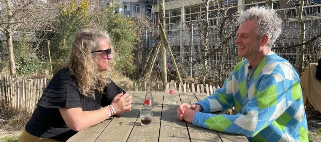 Kim Nooyens en Berend Simons