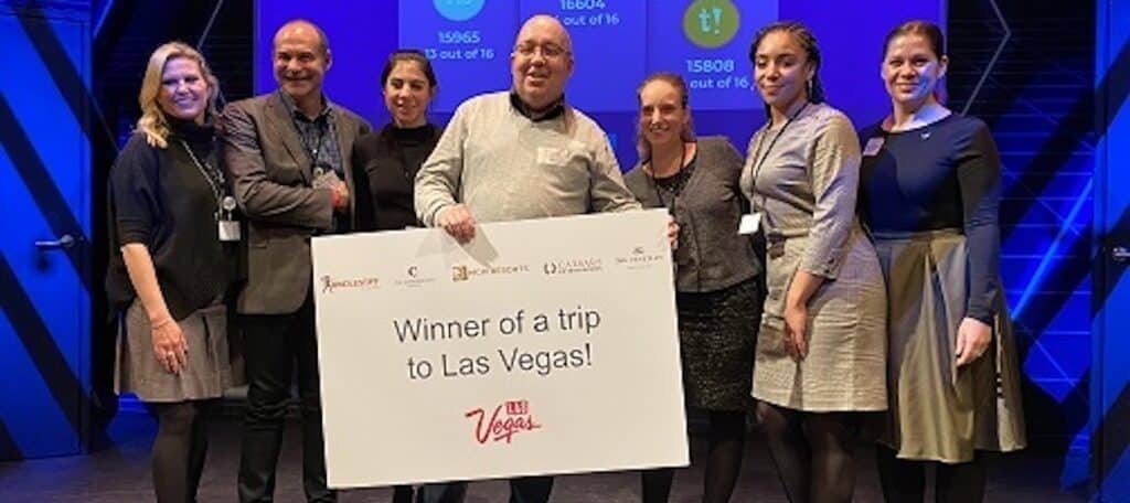 Foto: Susan Farkas (The Cosmopolitan), Robert Griff (Bindlestiff Tours), Andrea Schneider (MGM Resorts International), Marco Beentjes (The Travel Club), Jennifer Eering (Caesars Entertainment), Alex Brown (The Venetian Resort), Katja Spitz (Las Vegas Convention and Visitors Authority