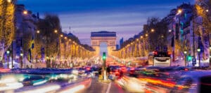 Champs-Elysees in Parijs