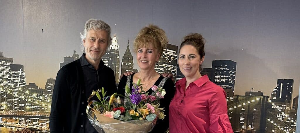 Ad en Michelle de Wit met Doreth Berkvens