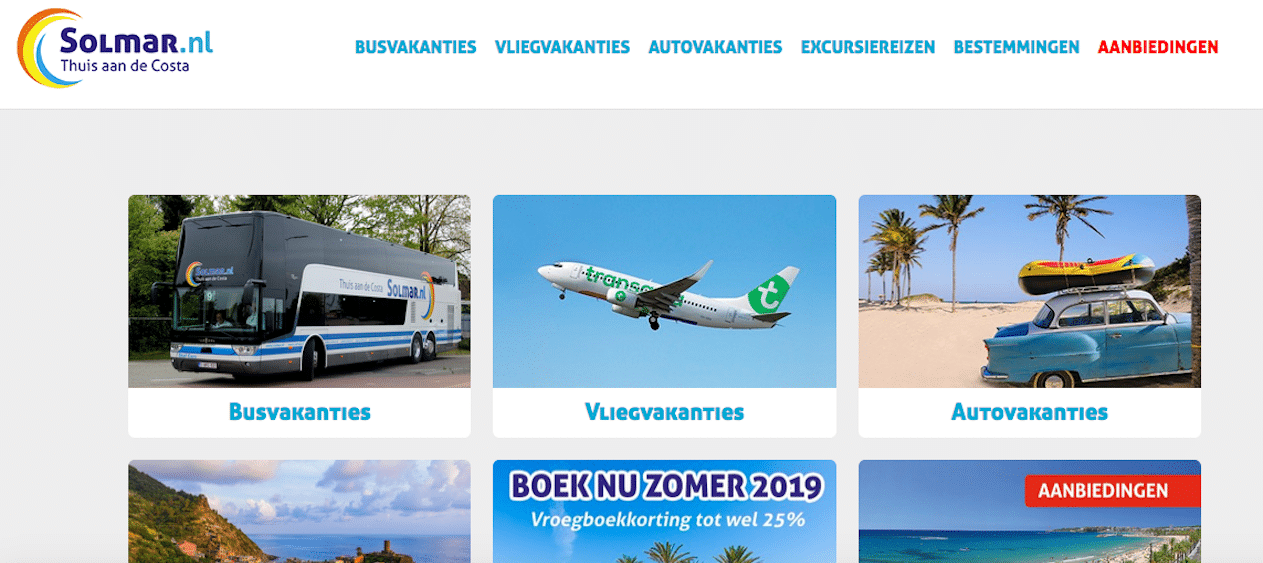 Solmar Tours te boeken bij Dreizen en VX Travelpro
