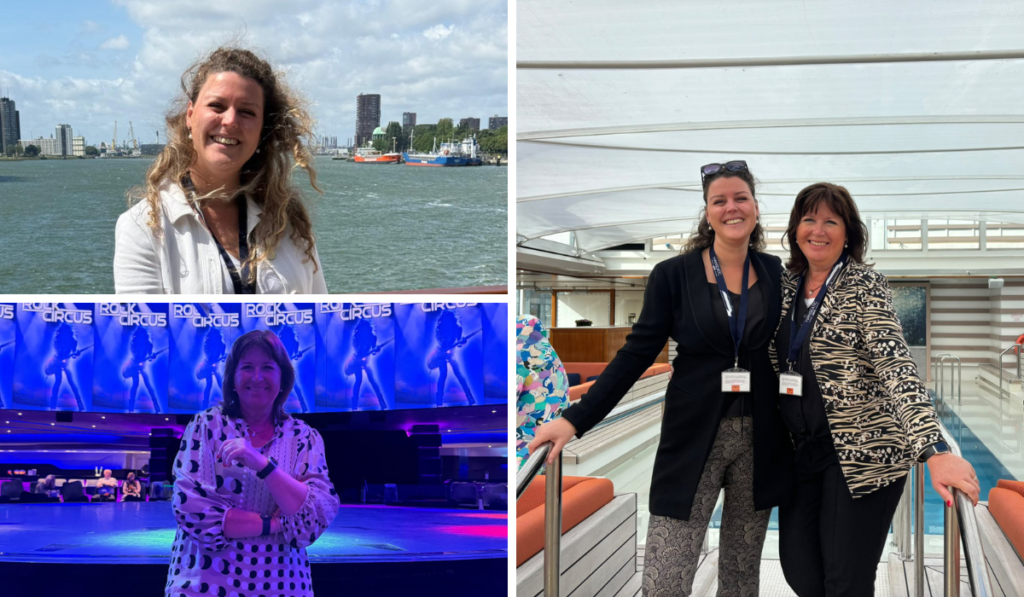 Leonie Wünker  en Gerda Klooster (Klooster Reizen)