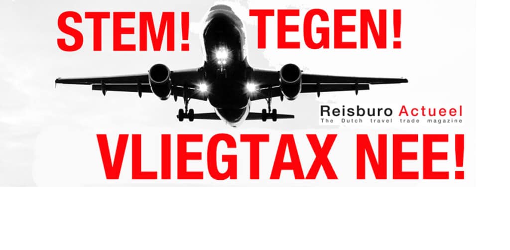 Lancering actiesite tegen herinvoering vliegtax