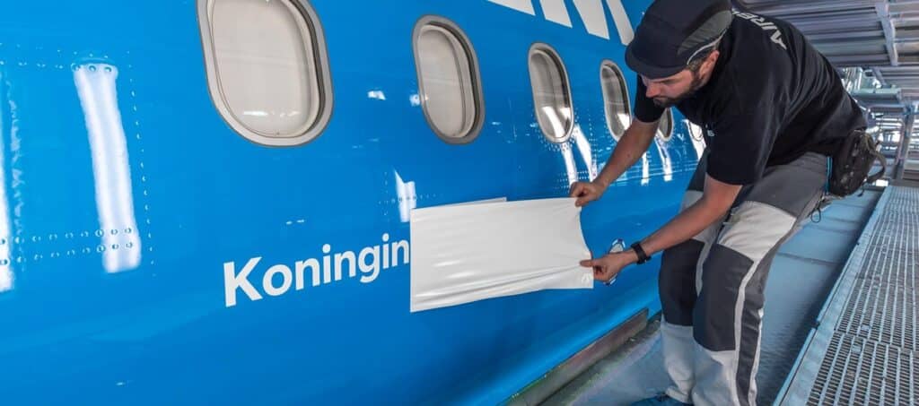 KLM onthult de naam van de eerste A321neo: Koninginnepage