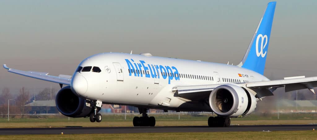 Capaciteitsuitbreiding Air Europa op en vanaf Schiphol