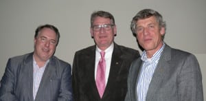 V.l.n.r.: Steven van der Heijden, Cor van Eijden en Jan Willem Dekker.