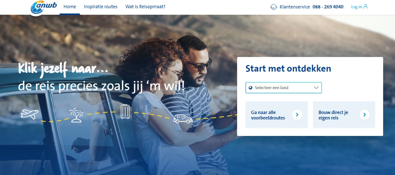 ANWB introduces Reisopmaat, which allows consumers to create a (round) journey