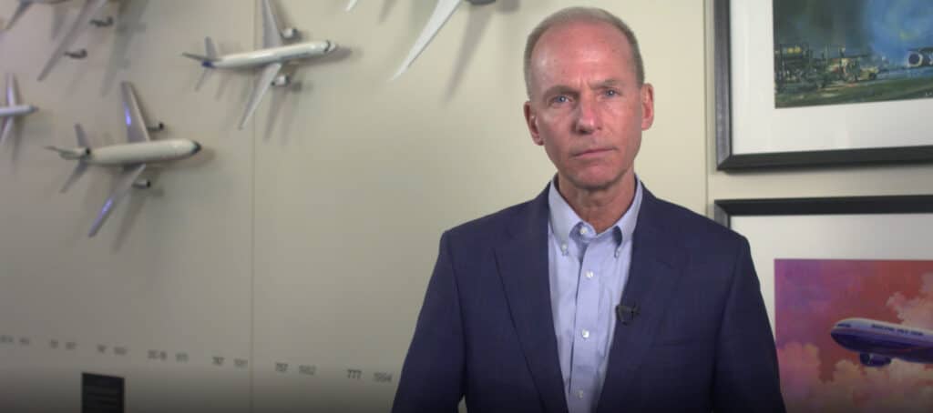 CEO Dennis Muilenburg over situatie bij Boeing...