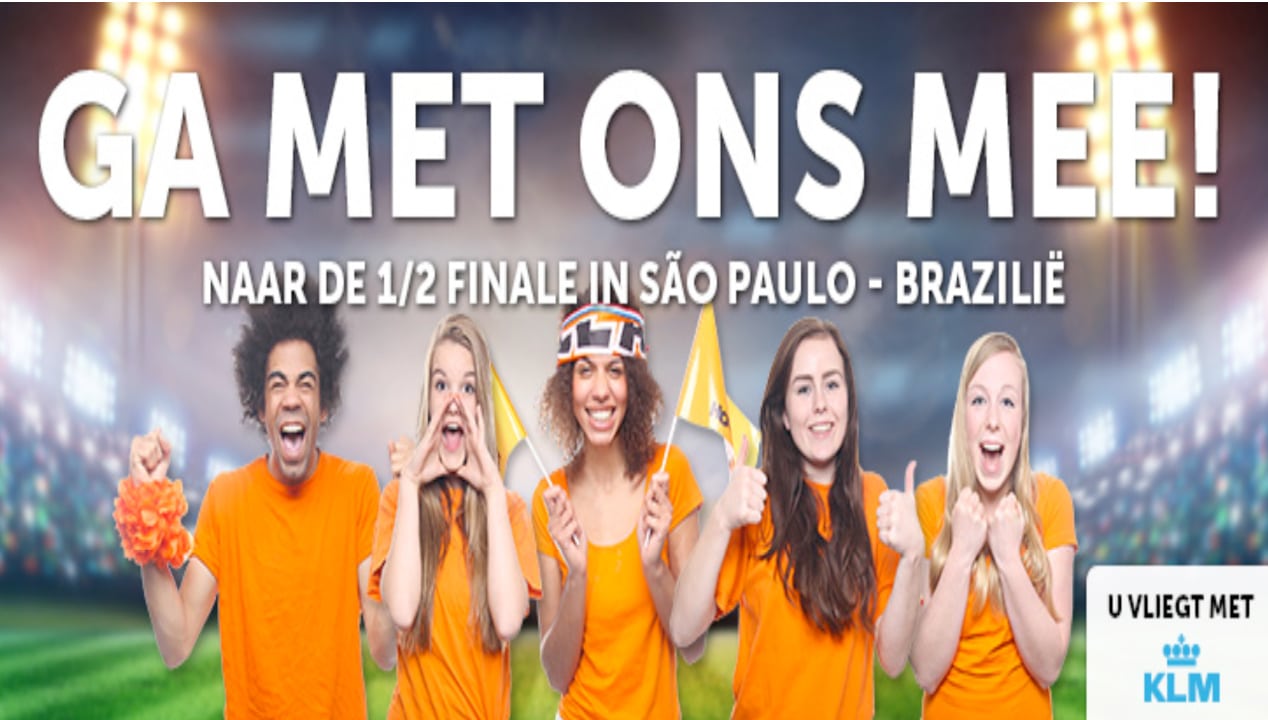 Corendon naar Brazilië bij plaatsing Oranje halve finale