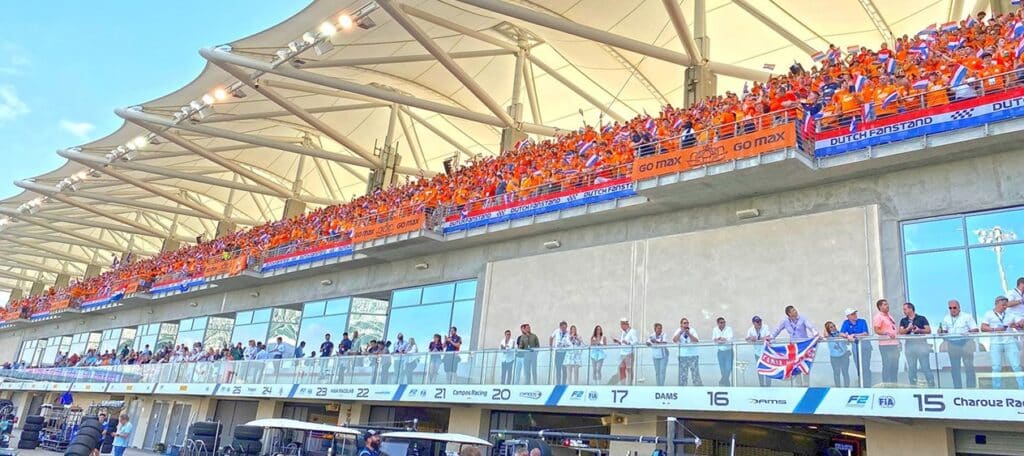 De Orange Marina Grandstand tribune F1 Abu Dhabi