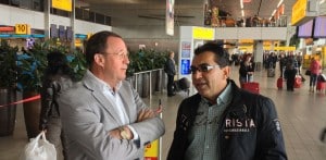Cleantis Evripidou en Giovanni Barbuio zijn klaar voor vertrek