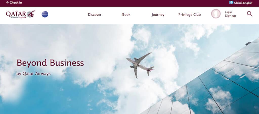 Qatar Airways lanceert 'Beyond Business' voor bedrijven