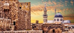grote Umayyad Moskee van Damascus Syrië